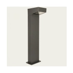 E418 OUTDOOR BOLLARD LED LIGHT 12W 3000K GRAPHITE ASYMMETRIC BEAM ANGLE IP65 Zambelis Lights