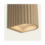 E420 OUTDOOR WALL LED UP-DOWN LIGHT 2x3W 3000K GREY BEIGE ALUMINIUM IP 54 Zambelis Lights