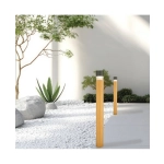 E424 OUTDOOR BOLLARD LED LIGHT 8W 3000K GRAPHITE- WOOD IP65 Zambelis Lights
