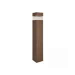 E425 OUTDOOR BOLLARD LED LIGHT 15W 3000K DARK COFFEE IP65 Zambelis Lights