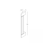 E429 OUTDOOR WALL LED 350° ROTATABLE LIGHT 12W 3000K GRAPHITE ALUMINIUM IP54 Zambelis Lights