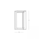 E434 OUTDOOR WALL LIGHT 1xE27 MAX 15W GRAPHITE- SMOKED DIFFUSER ALUMINIUM IP54 Zambelis Lights