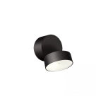 E435 OUTDOOR WALL LED LIGHT 6W 3000K MOVABLE SANDY BLACK ALUMINIUM IP65 Zambelis Lights