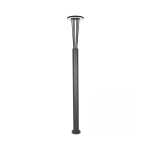 E445 OUTDOOR LAMP POST LED LIGHT 15.5W 3000K GRAPHITE ALUMINIUM IP65 Zambelis Lights