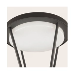 E448 OUTDOOR LAMP POST-BOLLARD LED SOLAR LIGHT 5W 3000K GRAPHITE ALUMINIUM IP54 Zambelis Lights