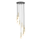 LAMPA WISZĄCA RIU 9 CZARNY 1103N1 Aldex - zdjęcie produktu