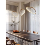 Lampa Wisząca Empire 17W, Złota P0637D MaxLight