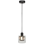 Lampa wisząca czarny Elmo 1xE14 40W 338801-02 REALITY