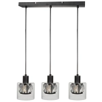 Lampa wisząca czarny Elmo 3xE14 40W 338833-02 REALITY