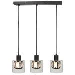 Lampa wisząca czarny Elmo 3xE14 40W 338833-02 REALITY