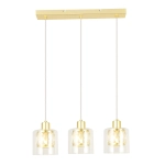 Lampa wisząca złota Elmo 3xE14 40W 338833-36 REALITY