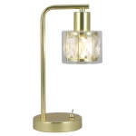 Lampa stołowa złoty Elmo 1xE14 40W 538801-36 REALITY