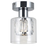 Plafon 1 płomienny chrom Elmo 1xE14 40W 638801-06 REALITY