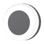 Enok Round Wall 3000K (dark grey) AZ4460 LED 9W 700lm 3000K IP54 METAL PC AZZARDO