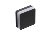 Enok Square Wall 4000K (black) AZ4462 LED 9W 700lm 4000K IP54 METAL PC AZZARDO