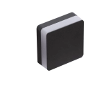 Enok Square Wall 4000K (black) AZ4462 LED 9W 700lm 4000K IP54 METAL PC AZZARDO