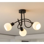 Lampa sufitowa Eryka 3xE14 czarna 62525 ALFA