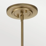 Duża lampa wisząca Fusion – 3 źródła świtała – Naturalny mosiądz FE-FUSION-P-L-PNBR Elstead Lighting