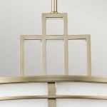 Duża lampa wisząca Fusion – 3 źródła świtała – Naturalny mosiądz FE-FUSION-P-L-PNBR Elstead Lighting