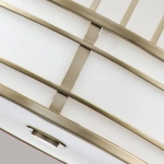 Duża lampa wisząca Fusion – 3 źródła świtała – Naturalny mosiądz FE-FUSION-P-L-PNBR Elstead Lighting