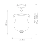 Lampa wisząca Pickering Lane – 3 źródła światła – Polerowany nikiel FE-PICKERING-LANE-SF-PN Elstead Lighting