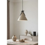 Lampa wisząca Felix 1xE27 beżowa czarna 61511 ALFA