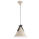 Lampa wisząca Felix 1xE27 beżowa czarna 61511 ALFA