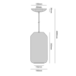 FLASK terra M 8500G24_M 1 x E27 max 15W Aldex