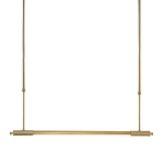 Lampa Wiszaca Flusore Brushed Gold P0660D MaxLight