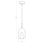Lampa wisząca GRACE AZ6272 AZZARDO