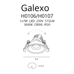 Galexo H0106 Oprawa podtynkowa MaxLight
