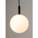 Lampa wisząca kula mleczna czarna Sigma Lighting GAMA 1 33404GAMA 1 33405