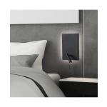 H41 HOTEL SCONCE LED 3W+5W 3000K BLACK MATT Zambelis Lights
