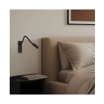 H69 RECESSED READING LAMP LED 3W 3000K BLACK Zambelis Lights