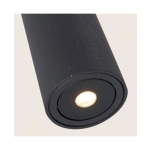 H72 SCONCE LED 3W 3000K SANDY BLACK Zambelis Lights