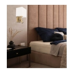 H73 SCONCE LED 3W 1XE27 BRUSHED BRASS - BEIGE Zambelis Lights