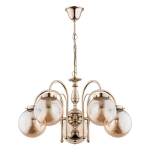 Lampa wisząca HERO ZŁOTA 5xE14 28275 ALFA