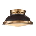 Plafon Amelia – 2 źródła światła – Brązowy HK-AMELIA-F-M-RB Elstead Lighting