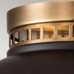 Plafon Amelia – 2 źródła światła – Brązowy HK-AMELIA-F-M-RB Elstead Lighting