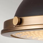 Plafon Amelia – 2 źródła światła – Brązowy HK-AMELIA-F-M-RB Elstead Lighting