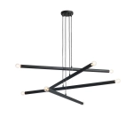 LAMPA WISZĄCA TUBO 8 CZARNY 1072P1 ALDEX - zdjęcie produktu