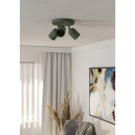 TILSTON Spot 3XE14 Zielony IP20 / Lampa sufitowa 44134 EGLO