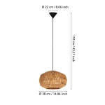 SHELDON Lampa wisząca 44143 EGLO