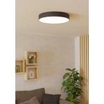 GALLIZZI-Z oprawa sufitowa LED RGB/CCT Plafon 49cm Czarny 901904 EGLO
