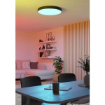 GALLIZZI-Z oprawa sufitowa LED RGB/CCT Plafon 69cm Czarny 901905 EGLO