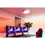 GALLIZZI-Z oprawa sufitowa LED RGB/CCT Plafon 39cm Biały 901906 EGLO