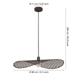 SWABY Lampa wisząca 44167 EGLO