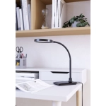 LAURO Lampa biurkowa LED czarna 600lm 2700/4000/6500K 902175 EGLO