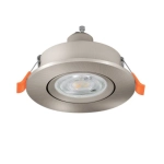 BARRANCO Oprawa do zabudowy LED-CCT Ø90 Nikiel mat 902267 EGLO