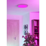 FUEVA 6-Z Plafon LED 17,5W RGB+TW IP44 nikiel mat okrągły / oprawa natynkowa 901421 EGLO